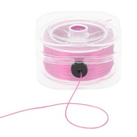 Flaches Elastisches Band FüR Armband Diy, Mit Box FüR Schmuckbasteln, Pink