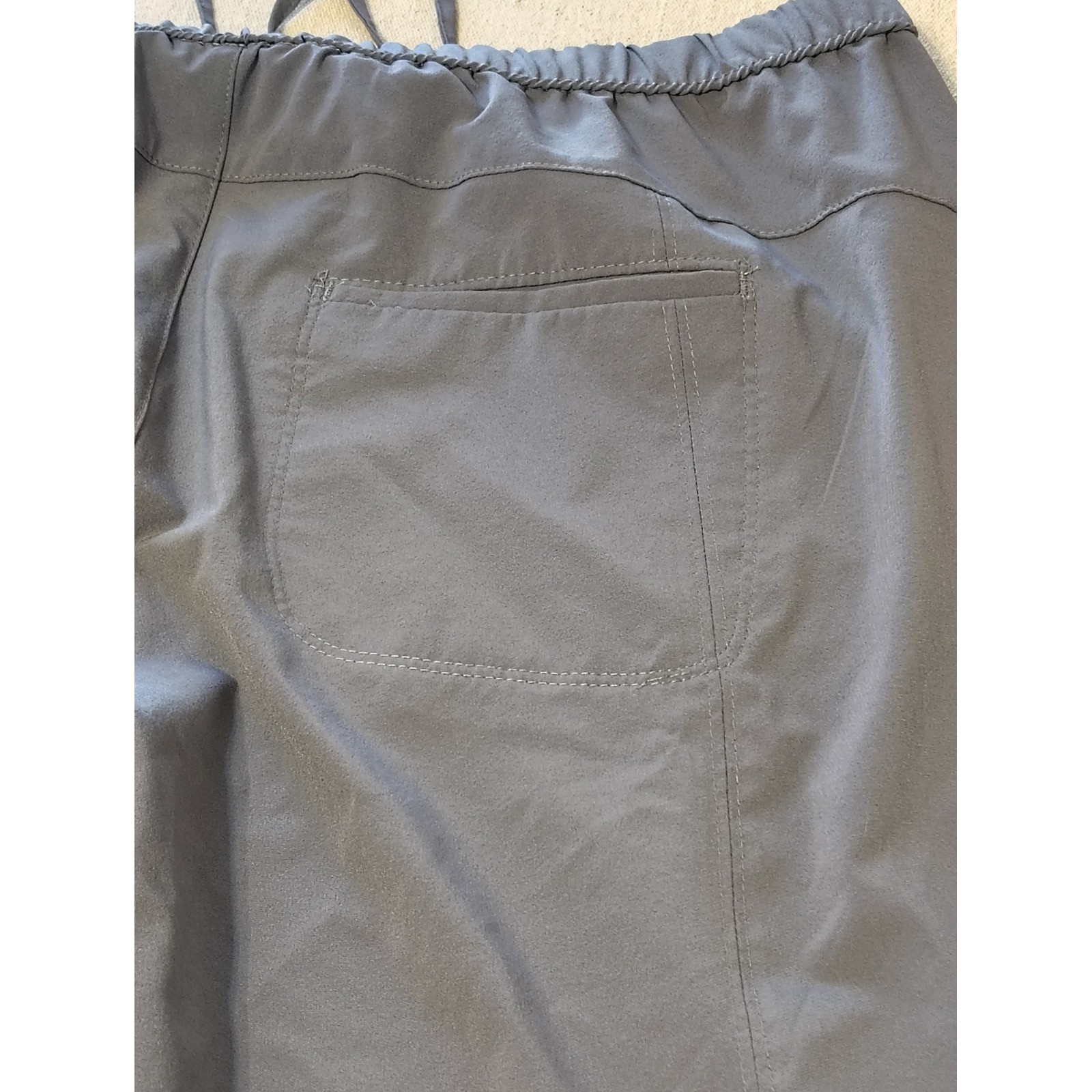 Lee Active Performance Capris Gray Drawstring Wai… - image 9