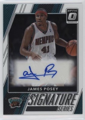 2017-18 Panini Donruss Optic Signature Series James Posey #65 Auto 4l6
