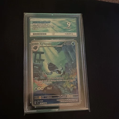 ACE Grading 9 Tirtouga 106/086 Sv: Black Bolt Illustration Rare EN