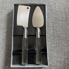 Serving Cheese Set w Lucite Handles - NEW Never Used - Robinson, Made in Japan
