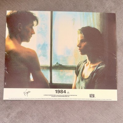 1984 Movie Cinema Lobby Card Still - John Hurt and Suzanna Hamilton