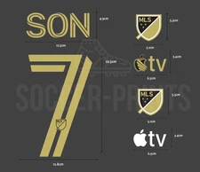 2025 Son Heung-Min Kit LAFC Name&Number Set For CWC