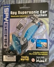 2004 Spy Supersonic Ear Llavero Dispositivo de Escucha Electrónico Equipo Espía Nuevo Sellado