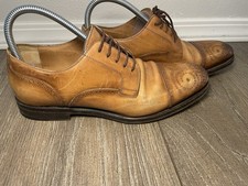Gucci Mens Brown Oxford Lace Up Size 6.5