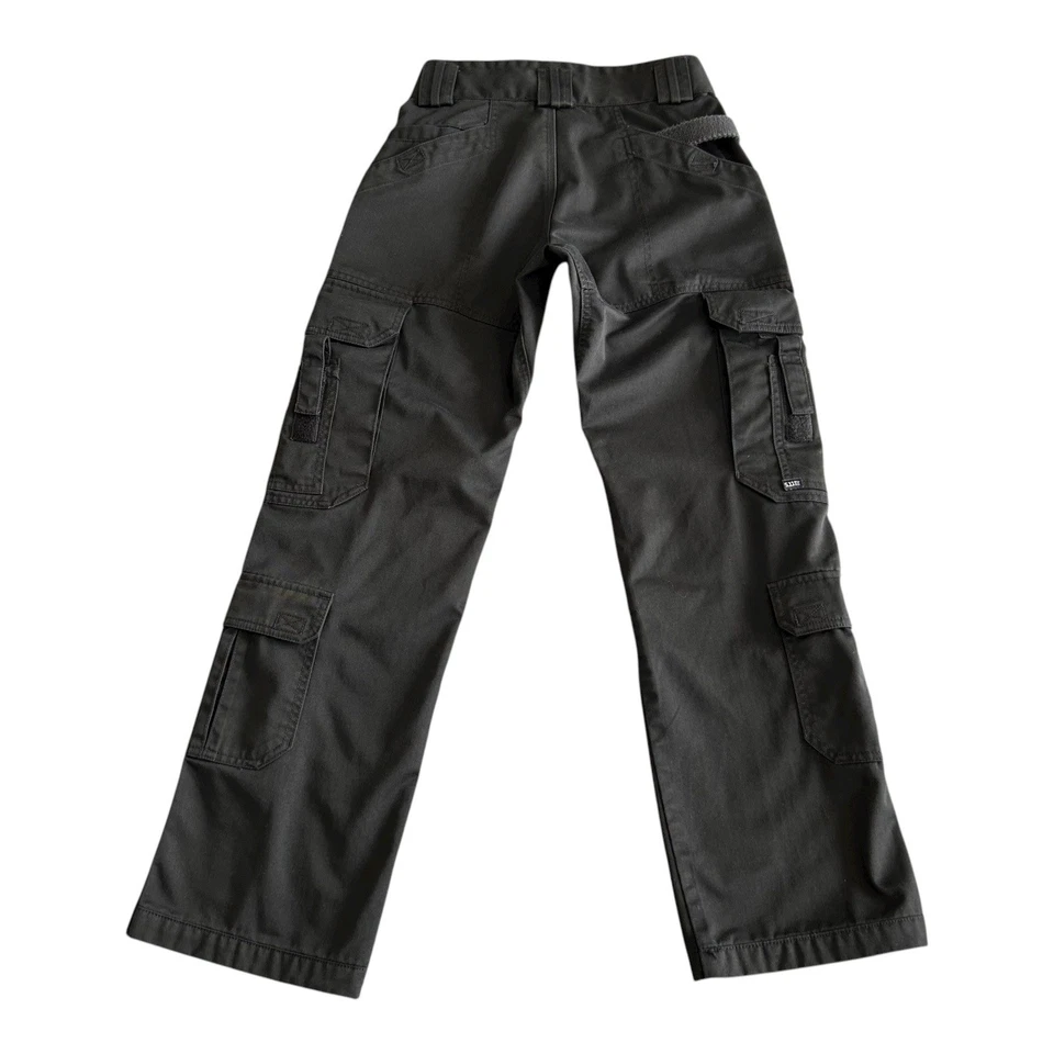 5.11 Tactical Cargo Pants Women's Size 2 Black Utility Outdoor Workwear 28x29 - Image 2 of 4