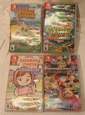Nintendo Switch EMPTY Case Lot Of 4 NO GAMES INCLUDED Cases Only