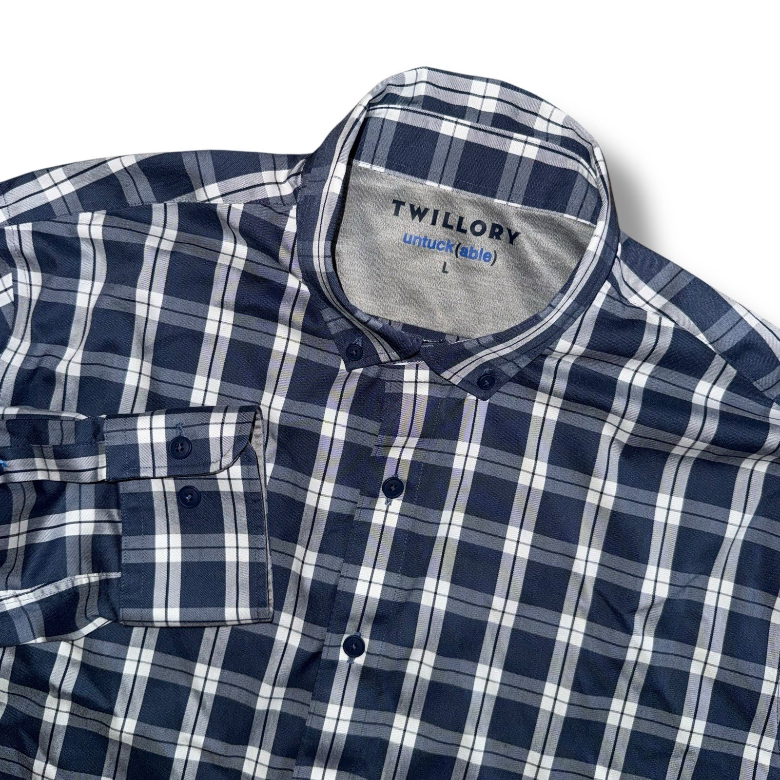 Twillory Untuckable Performance Button Down Shirt… - image 3