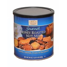Savanna Orchards Honey Roasted Nut Cashews  Almonds  Pecans Macadamias. 30 oz.