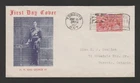 Canada 1937 Coronation FDC -  unusual cachet