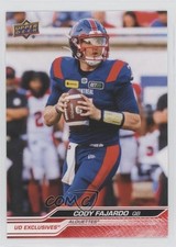 2024 Upper Deck CFL Exclusives 17/100 Cody Fajardo #16 2pw