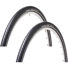 Pack of 2 Panaracer Tour Tire 700 x 38 Clincher Steel Black/Reflective