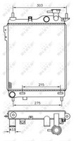 NRF MotorküHler WasserküHler 53359 FüR Hyundai Getz TB Aluminium I10 1 PA Accent