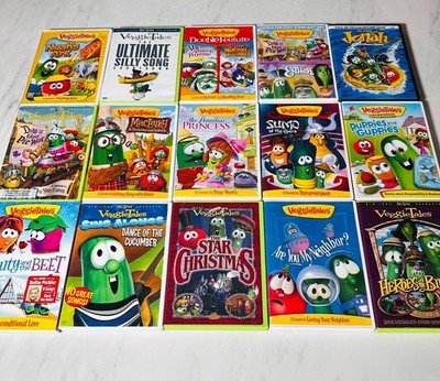 VeggieTales DVD Lot of 19 - Veggie Tales - Jonah -  Esther - MacLarry - Noah's