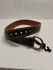 Vintage Banana Republic Brown Womens Leather Belt, Made in England Size Small