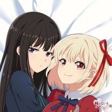 Chisato & Takina Lycoris Recoil Dakimakura Body Pillow Cover 160x50cm