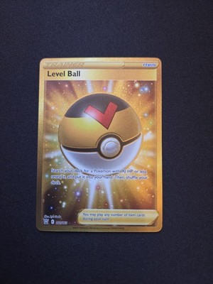 Level Ball 181/163 - SWSH: Kampfstile Gold Hyper Rare - Pokémon Karte NM