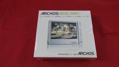 Boxed Archos 605 80 GB Wi-Fi Portable Media Player DVR - 4.3-inch LCD (500963)