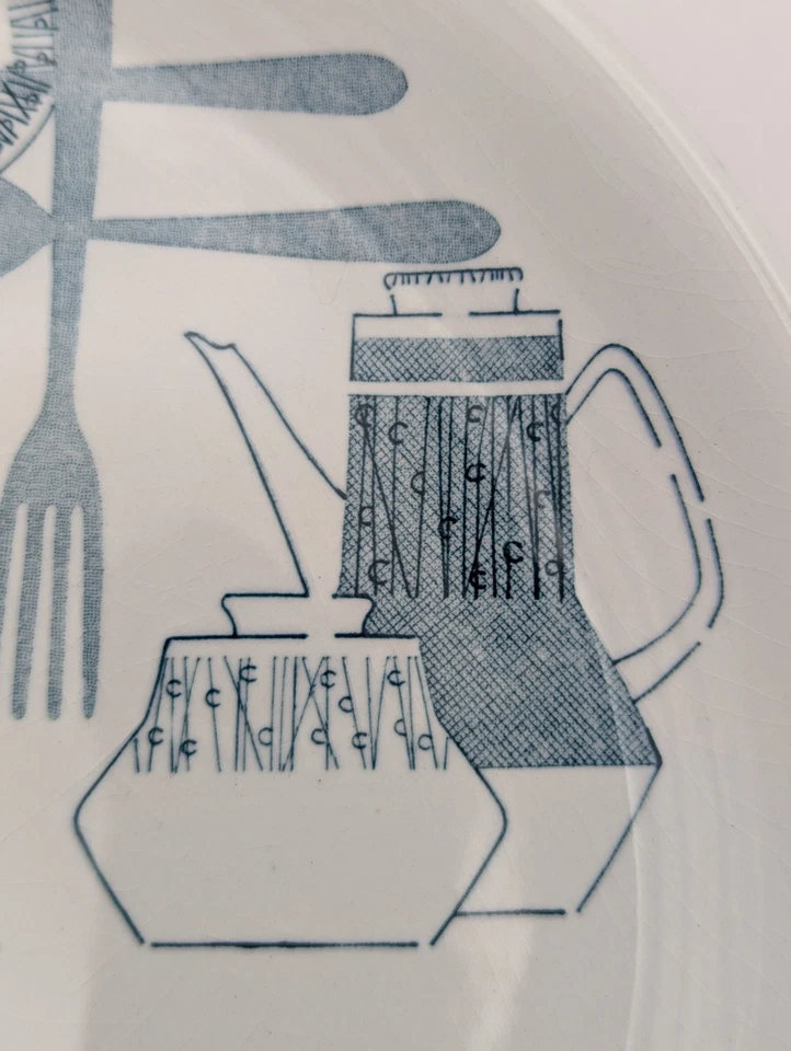 Vintage Barker Bros Fiesta Ironstone Dinner Plate 10"/ 25cm Retro 1960s - Image 2 of 4