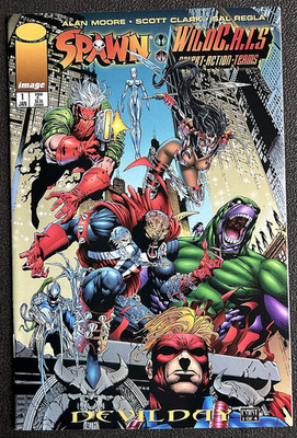 Spawn WildC.A.T.S  #1 1996  Alan Moore Scott Clark Sal Regla NM
