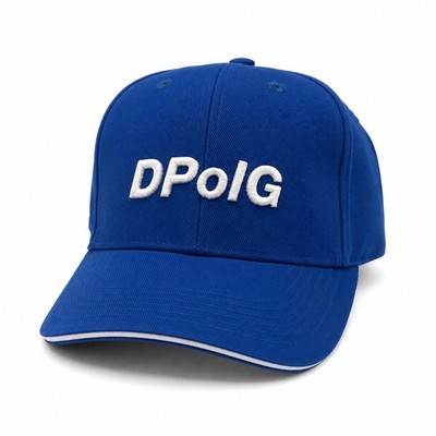 DPolG Cap mit 3D-Stick Logo Basecap Baseballkappe Freizeit Unisex