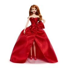 2026 BARBIE SIGNATURE HOLIDAY BARBIE DOLL RED HAIR RED GOWN JJX74