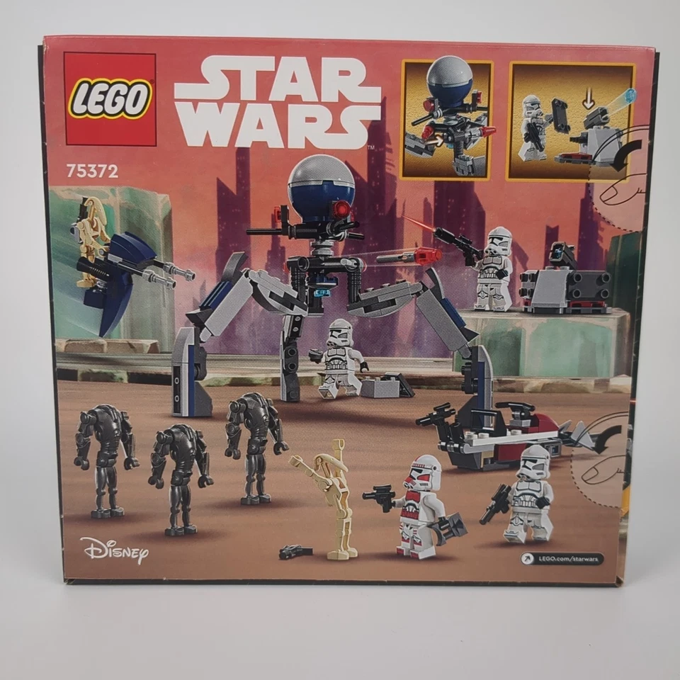 Lego 75372 Star Wars Clone Trooper & Battle Droid Battle Pack - Army Builder - Image 2 of 4