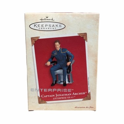 2003 Hallmark Star Trek Enterprise Captain Jonathan Archer Ornament