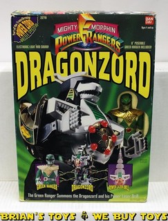 Mighty Morphin Power Rangers Dragonzord Green Ranger Lazer Drill No Reserve