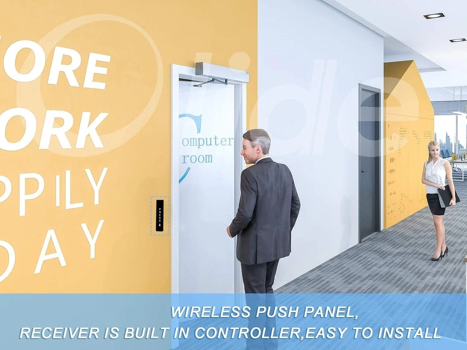 OlideSmart WiFi Automatic Electric Swing Door Operator with Wireless Push Switch - Image 2 of 4