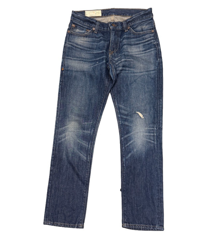 Imogene + Willie Jeans Womens  25 x27  Clarke Fit Straight Leg Blue Ridge Color
