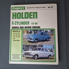 Gregorys FX-HR Holden 6 cylinder service & Repair Manual