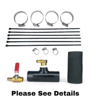 Auxiliary Fuel Tank Install Kit Compatible W/ Gravity 11025 1.5" *Missing Parts*