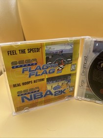 NFL 2K (Sega Dreamcast) SEGA SPORTS Disc & Manual Very Damaged Case