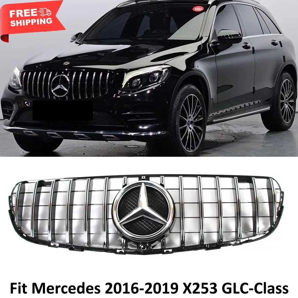 LRKKJQ Automobile Front Grille fit for Mercedes Benz