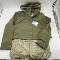 Columbia Out & Back Interchange Jacket Coat, size M, Nordic Green