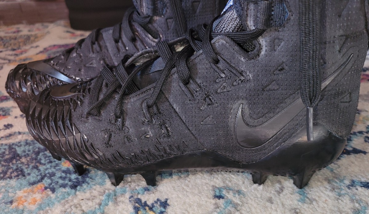 *RARE* Nike Force Savage Elite Lineman Football Cleats Black/Black SIZE 8 GUC RARE* Nike Force Savage Elite Lineman | Mercari main image 2