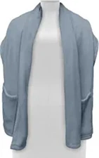 Therapedic Warm-Me-Up Electric Heated Pocket Wrap Cuddler Throw in Ash!