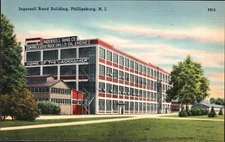 Ingersoll Rand Co Jackhammer Compressors Phillipsburg NJ Linen Postcard PC13