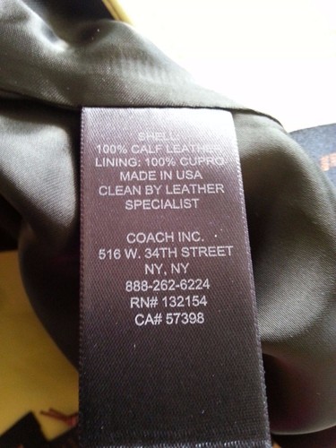 NEW $650 COACH Calf Leather Mini Moto Skirt Lime Yellow Sz 6 - Picture 8 of 9