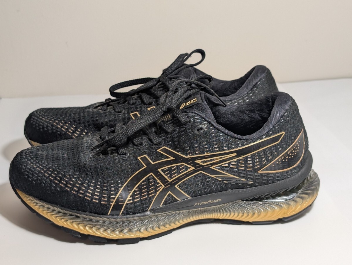 New 2021 Men\'s Asics Gel Saiun \'Black Pure Gold\' US Size 9 1011B400-001 Sneaker New 2021 Men main image 4