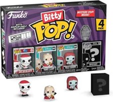 Funko Bitty Pop! - The Nightmare Before Christmas Series 4 Figures, 4-Pack