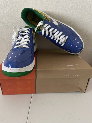 Collectible Men’s Nike Air Force 1 Premium 2006 Brazil World Cup Sneakers sz14 - Picture 2 of 5