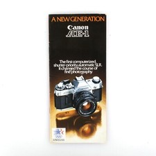 Vintage Canon AE-1 Brochure