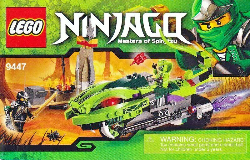 Book Only For LEGO NINJAGO Lasha&#039;s Cycle 9447 | eBay