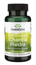 Swanson Premium Full Spectrum Chanca Piedra 60 Veg Capsules