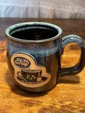 Sunset Hill Stoneware Handcrafted Mug Harney & Sons "Sip , Sip Hooray!"  16 Oz.