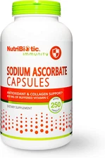 - Sodium Ascorbate Buffered Vitamin C Capsules, 250 Ct | Vegan, Non-Acidic & Eas
