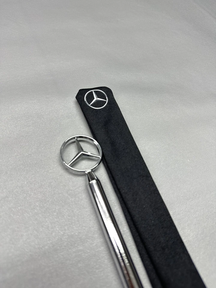 For Mercedes-Benz Chrome Parking Pole - Flag Pole Park Bar Parkingpole Flagpole - Image 2 of 4