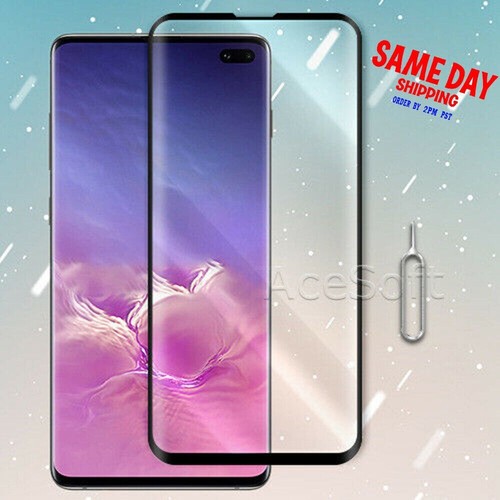 Tempered Glass Screen Protector for AT&T Samsung Galaxy S10+ SM-G975U SmartPhone - 第 1/1 張圖片